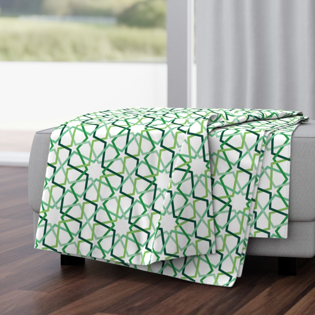 Spoonflower-fivefold-geometric-design-greens