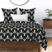 Nightfeathers desert damask