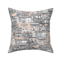 Paris toile sugar pink