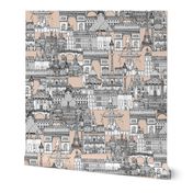 Paris toile sugar pink