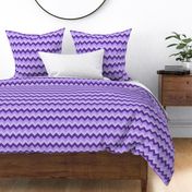 Collared portrait chevron coordinate - purple