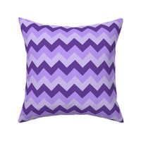 Collared portrait chevron coordinate - purple