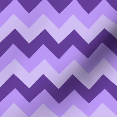 Collared portrait chevron coordinate - purple