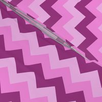 Collared portrait chevron coordinate - pink