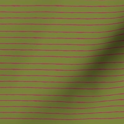  green/fuschia mini stripe