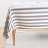 Modern Ticking Stripe-navy/off white 