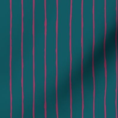 teal/fuschia stripe - vertical