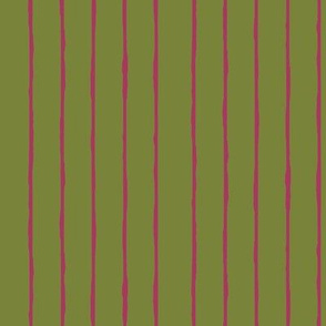 green/fuschia stripe - vertical