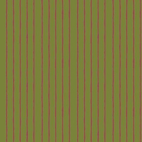 green/fuschia mini stripe-vertical