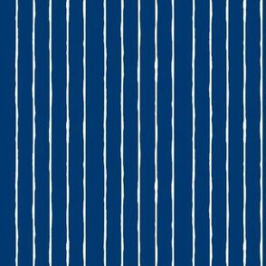 swim lane stripe in nautical blue-vertical