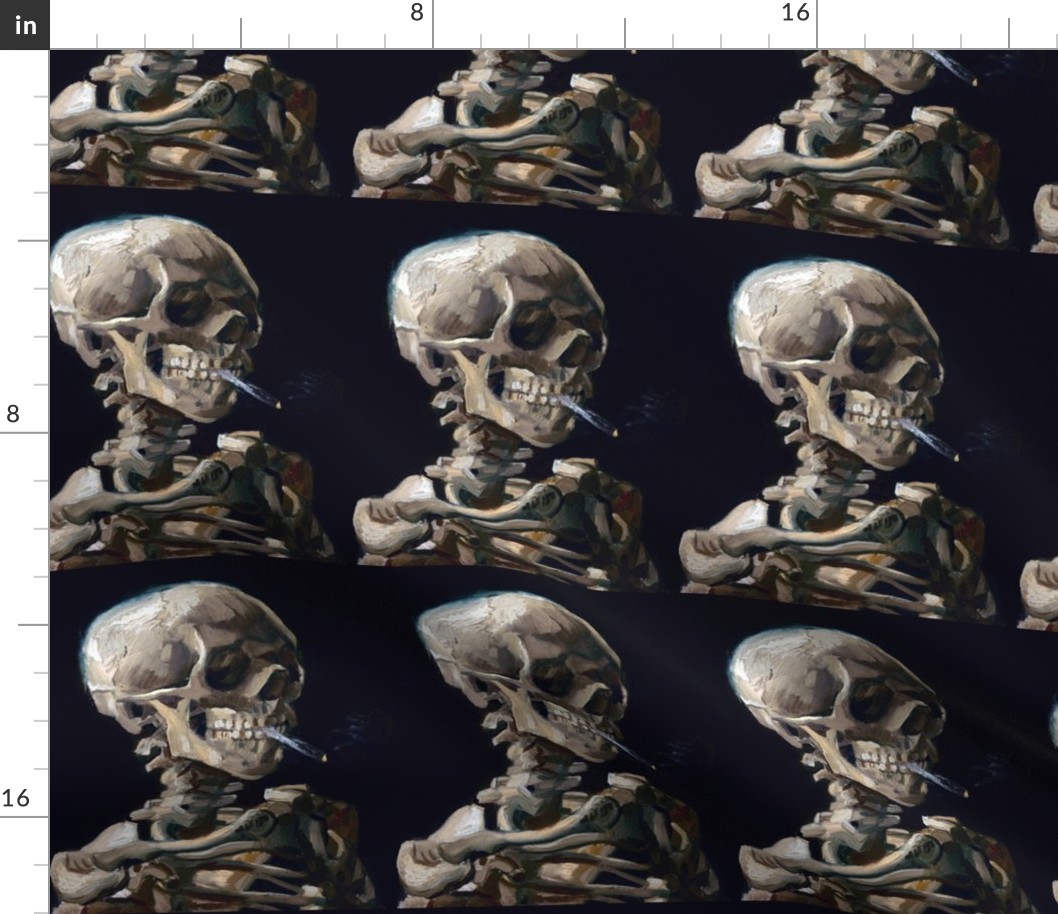 skulls skeletons smoking smoke cigarettes death morbid spooky anatomy anatomical studies eerie macabre bizarre  