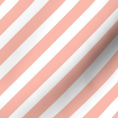 peach stripes fabric