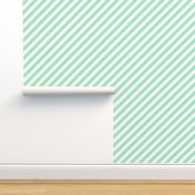 mint stripes fabric