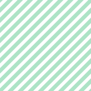 mint stripes fabric