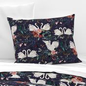 Fable Swan Damask (grape) MED