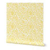 Garden Paper Cut_ sunshine yellow