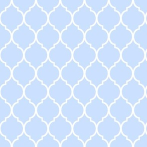 Tiny Blue Moroccan Pattern