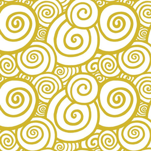 Swirls - Goldenrod