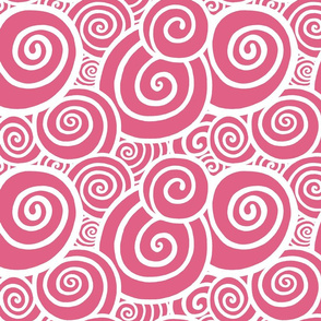 Swirls - Rose reverse