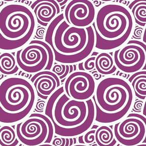 Swirls - Viola reverse