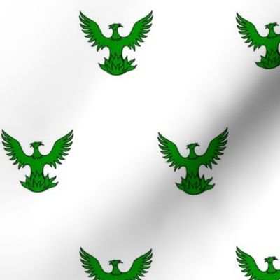 Argent, a Phoenix Vert