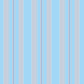 Soft Sky Blue Stripes