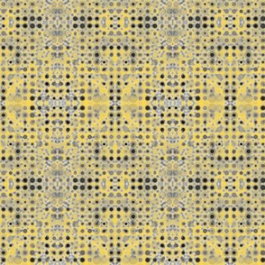 Dancing Dots and Spots of Grey on Pineapple Passion