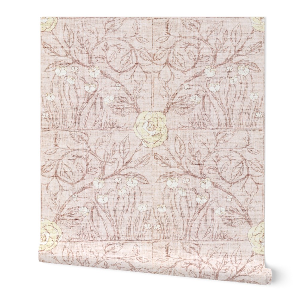 Fable vintage tile (sea shell linen)