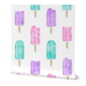 watercolor popsicles - multi