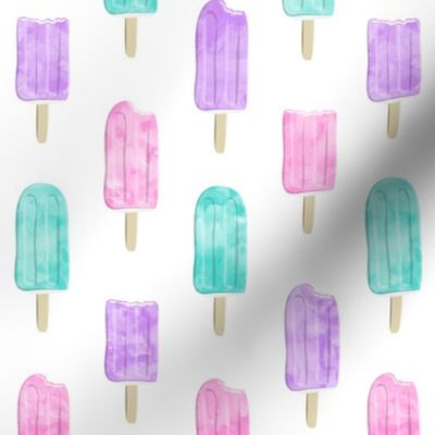 watercolor popsicles - multi