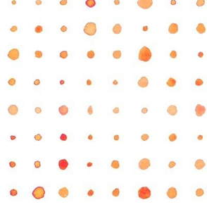 Sea Glass Red/Orange Dots