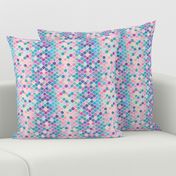 Extra Tiny Rainbow Pastel Watercolor Moroccan Horizontal