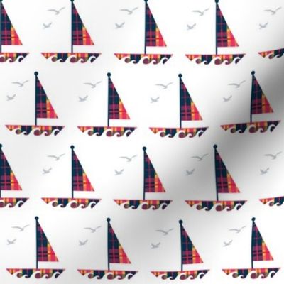 Plaid Boat - Dawn Collection 