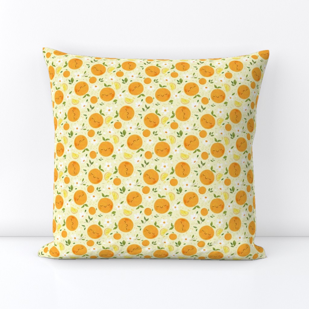 Orange Citrus Pattern