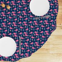 nautical whale fabric // navy and pink fabric nursery baby design anchors nautical