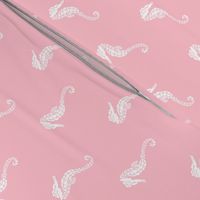 seahorse fabric // seahorse nautical summer ocean fabric nursery baby pink and navy fabric