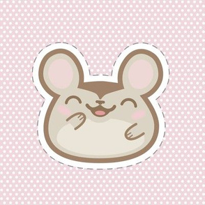 Applique_Mouse_on_Pink