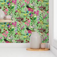 Birds and Blooms Chinoiserie {Apple}