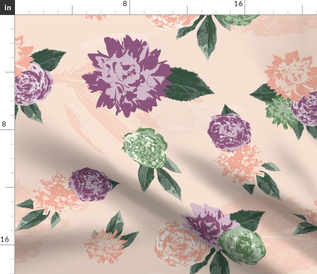 Vintage floral repeat