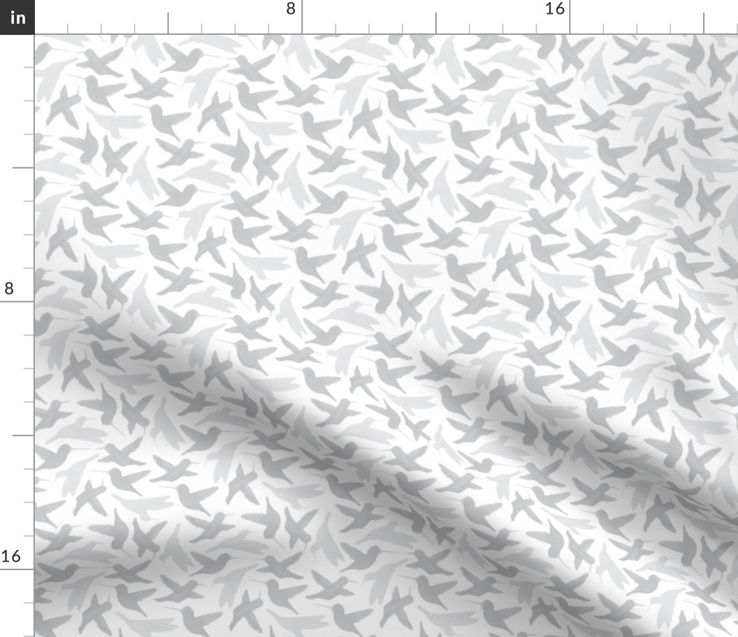 Hummingbird Repeat (grey)