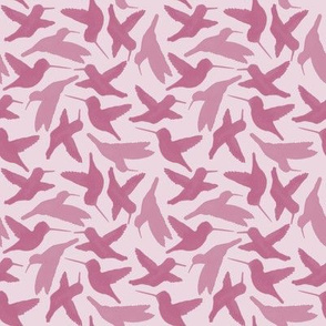 Hummingbird Repeat (pink)