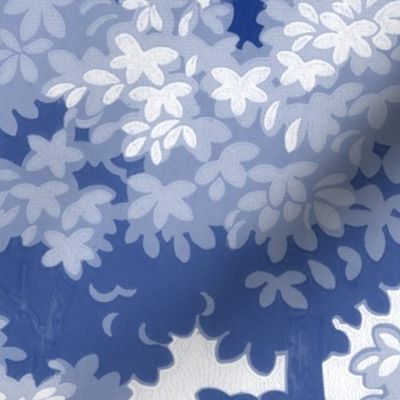 Sherwood Forest ~  Willow Ware Blue and_White 