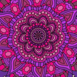 Purple and Pink Mandalas