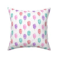 cotton candy with polka dots