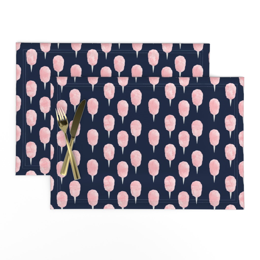 cotton candy - pink on navy