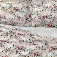 Fable Swan Damask (MED) (blush/white)