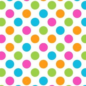 Multicolored Polka Dots