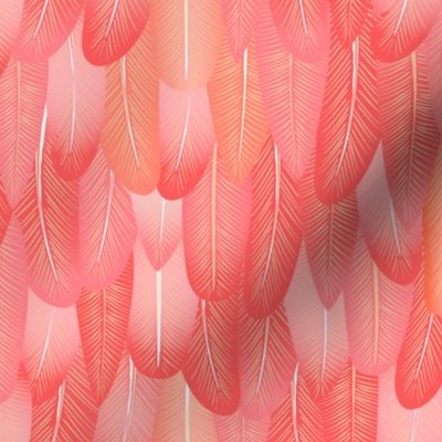 Flamingo Feather Pattern ©Jennifer Garrett