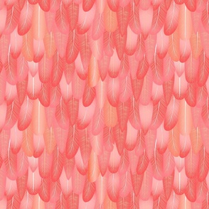 Flamingo Feather Pattern ©Jennifer Garrett