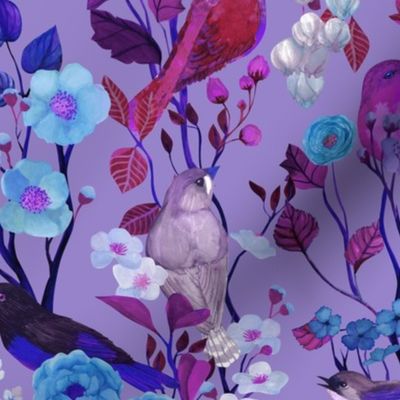 Birds and Blooms Chinoiserie {Mad Violet}